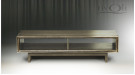 !Тумба под ТВ 1300 х 370 (Мореный дуб/Сильвер) !Тумба под ТВ 1300 х 370 (Мореный дуб/Сильвер)